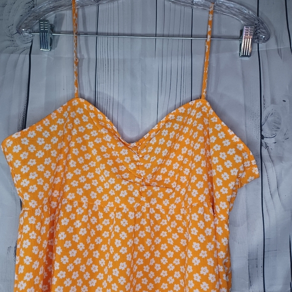 Divided Mini Floral Spaghetti Strap Sundress - Picture 2 of 10